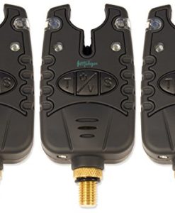 Alternative view of 3 x Michigan Carp And Pike LED Fishing Bite Alarm Waterproof Nightlight Dropback