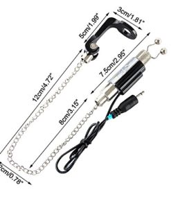 ( 3pcs Pack ) Chain Style illuminated Swinger for Carp Fishing Bite Alarm Indicator System by Discoball® - Image 6