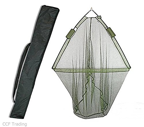 42" CARP FISHING LANDING NET with DUAL NET FLOAT SYSTEM + STINK BAG NGT - Image 3