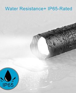 AKSOR K10 LED Pocket Torch, Adjustable Focus CREE LED Tactical Flashlight, Super Bright 400 Lumens Zoomable Torch with 3 Lighting Modes and IP65 Waterproof, Perfect for Camping, Hiking, Dog Walking or Indoors - Image 5