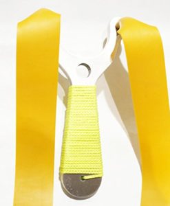 Aluminium Milbro Style Powerful Pocket Catapult Easy Fix Gold Flat Bands - Image 3