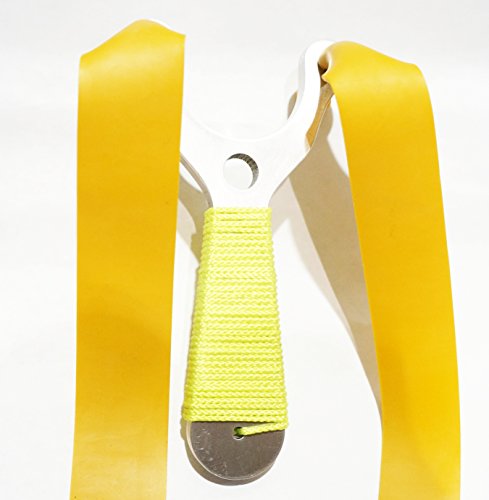 Aluminium Milbro Style Powerful Pocket Catapult Easy Fix Gold Flat Bands - Image 4