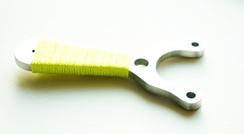Aluminium Milbro Style Powerful Pocket Catapult Easy Fix Gold Flat Bands - Image 7