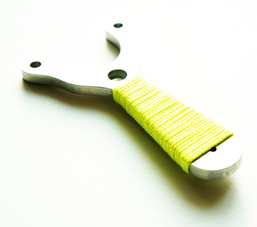 Aluminium Milbro Style Powerful Pocket Catapult Easy Fix Gold Flat Bands - Image 8