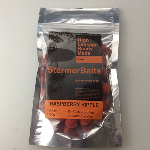 Boilies Raspberry Ripple 15mm 100g bag SESSON PACK - Image 3