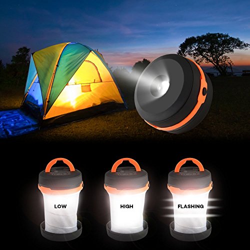Camping Light, TaoTronics LED Fishlight Lantern for Hiking Fishing Outdoor Adventures Emergencies Outages (30 lumens Collapsible Water Resistant) - Image 4