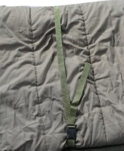 Carp Fishing Camping Snooze 4 Season Fleece Lined Sleeping Bag Twin Zip Dark Green With Carry Bag New - Image 4