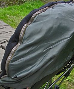 Cyprinus Magmatex 3-5 Season waterproof Carp Fishing Sleeping Bag for Bedchair with fleece lining and straps for attaching to bed - Image 4