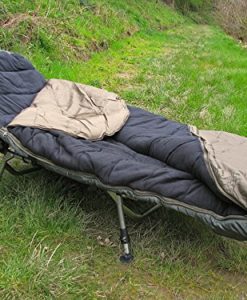 Cyprinus Magmatex 3-5 Season waterproof Carp Fishing Sleeping Bag for Bedchair with fleece lining and straps for attaching to bed - Image 5