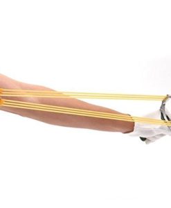 Dealglad® Powerful Aluminium Alloy Rubber Tubing Camouflage Bow Catapult Outdoor Hunting Fishing Slingshot - Image 3