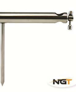Deluxe Carp Fishing Stainless Steel Set 2x Banksticks & 2x Buzzer Bars 2x Stabiliser With 2x ball rests - Image 3