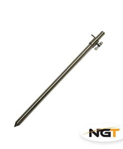 Deluxe Carp Fishing Stainless Steel Set 2x Banksticks & 2x Buzzer Bars 2x Stabiliser With 2x ball rests - Image 5