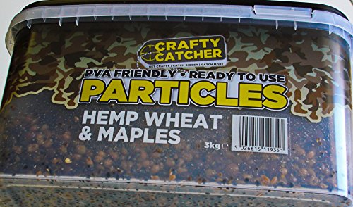 Buy Hemp Wheat & Maples Particles Mix. PVA Friendly Prepared Bait - 3000g  Tub Includes FREE PVA Bag Online