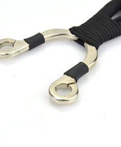 Hunting Slingshot Hunting Catapults Aluminum Alloy Die-casting Sling shot with Kinking Handle Design Professional Slingshot for Adult Outdoor Hunting of Fowling and Fishing and Indoor Vintage Collection (Black) - Image 6