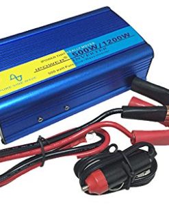 JINTU 500W / 1200W (Peak) Safe Pure Sine Wave Power Inverter Start 12V DC to 230V AC Inverter (UK Socket), - for Any Vehicle, Boat or Power Supply Adapter Laptop Camping Emergency Power -1 Year Warranty - Image 3