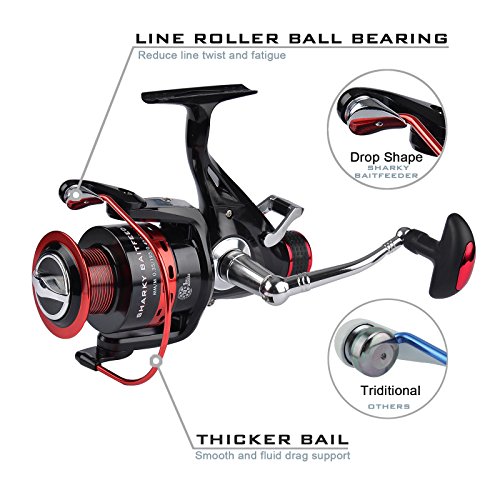 KastKing Sharky Premium Baitfeeder Spinning Fishing Reel with shielded stainless steel 10+1 BB,Best Baitfeeder Spinning Reels for Inshore & Saltwater Bait Fishing - Image 7