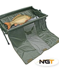 NGT Carp Fishing Tackle Quick Folding Cradle Framed Unhooking Mat With Knee Pad - Image 3