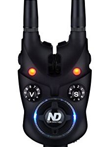 Alternative view of New Direction Tackle 1* Bite Alarm K9 with Red Snag Ears And Red Rubber Case For Carp Fishing