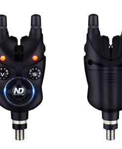 ND Tackle K9s Bissanzeiger set LED Wireless Karpfenangeln Bite Alarm Snag Ear 