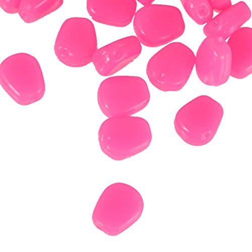 Pack Of 50 Good Smell Artificial Soft Lures Corn Fishing Lure Carp Bait - Pink, 0.4in / Pcs - Image 4