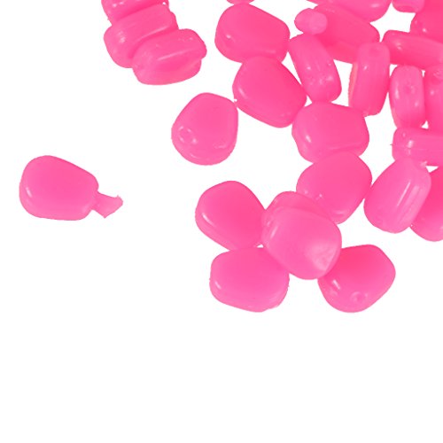 Pack Of 50 Good Smell Artificial Soft Lures Corn Fishing Lure Carp Bait - Pink, 0.4in / Pcs - Image 5