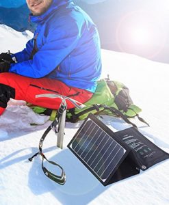 RAVPower 16W Solar Charger with Dual USB Port (Foldable, Portable) High Efficiency Outdoor Solar Panel for iPhone, iPad, Samsung Galaxy, Gopro Camera - Image 7