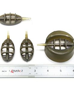 Shaddock Fishing ® 4Pcs Carp Fishing Inline Method Feeder Set - 30g 40g 50g 60g (Army Green-30g/40g/50g/60g) - Image 4