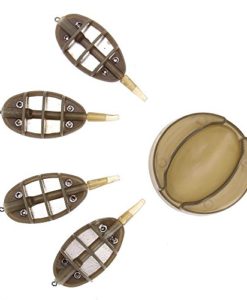 Shaddock Fishing ® 4Pcs Carp Fishing Inline Method Feeder Set - 30g 40g 50g 60g (Army Green-30g/40g/50g/60g) - Image 7