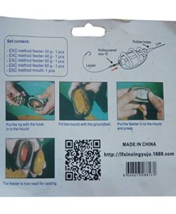 Shaddock Fishing ® 4Pcs Carp Fishing Inline Method Feeder Set - 30g 40g 50g 60g (Army Green-30g/40g/50g/60g) - Image 9