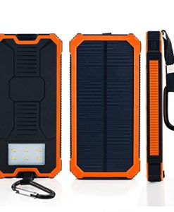Sunyounger™ 20000mAh Portable Dual USB Port Camping Lights Mobile Power Bank Solar Charger Shockproof Waterproof Dustproof Solar Panel Portable Charger Backup External Battery Power Pack for iPhone 6 Plus 5S 5C 5 4S 4, iPad Air Mini, iPods(Apple Adapters not Included), Samsung Galaxy S5 S4 S3,Note 4 3 2, Nexus, HTC, Android Phones,Windows phone, Bluetooth Speakers, MP3, Tablets and Other Devices - Image 2