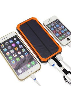 Sunyounger™ 20000mAh Portable Dual USB Port Camping Lights Mobile Power Bank Solar Charger Shockproof Waterproof Dustproof Solar Panel Portable Charger Backup External Battery Power Pack for iPhone 6 Plus 5S 5C 5 4S 4, iPad Air Mini, iPods(Apple Adapters not Included), Samsung Galaxy S5 S4 S3,Note 4 3 2, Nexus, HTC, Android Phones,Windows phone, Bluetooth Speakers, MP3, Tablets and Other Devices - Image 6