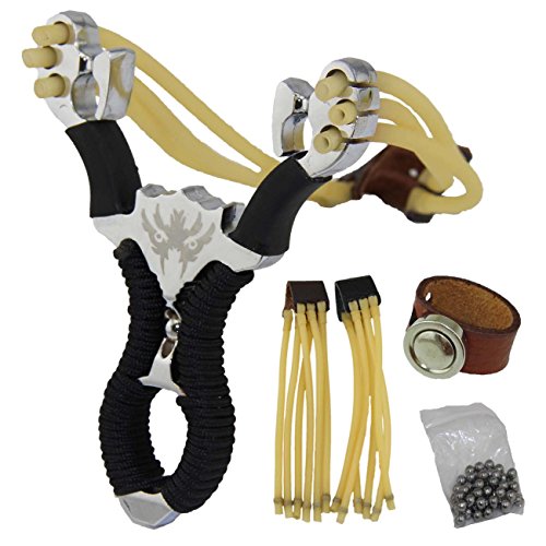 outdoor hunting trumark catapult Slingshots game Toy heavy duty +2PCS Rubber Bands Replacement Animals Heavy Pull+50PCS 7mm Ball Ammo - Image 8