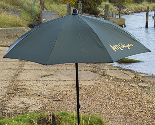 Michigan Fishing Umbrella with Top Tilt Brolly Shelter 50 Inch 