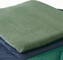 Outdoor Portable Fishing Bed Chair Bedchair Camping Heavy Duty 6 Adjustable Legs with Side Tool Bag Detachable Pillow Dark Green - Image 7
